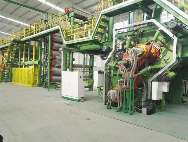 CE 3 Roll Calender Machine Rubber Process Machine Conveyor Belt